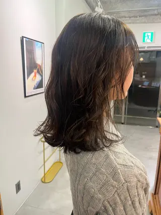 ミディアム 安藤 琢真のヘアスタイル