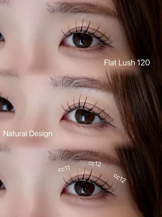 マツエク・マツパ CreBiA🍒 natsukiのマツエク・マツパデザイン