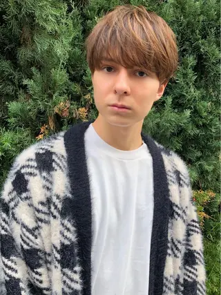 ショート メンズ🍃ナチュラル 韓国風ヘアRENのヘアスタイル
