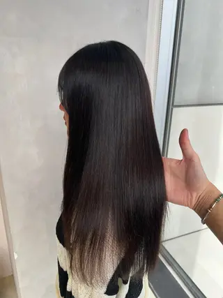 ロング 【髪質改善/縮毛矯正 /カラー】ホサカのヘアスタイル