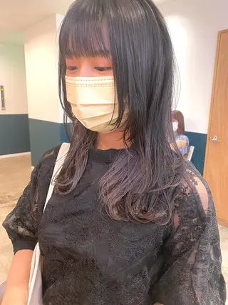 セミロング TELA HAIR所属・武内 凌レイヤーカット🐺のヘアスタイル