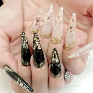 ネイル ❤️💛REBEST 京橋　nailのネイルデザイン