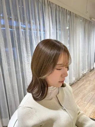 ミディアム カラー 横浜／メンズ／ボブ／ 優希のヘアスタイル