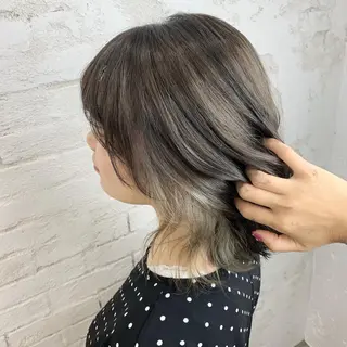 ミディアム カラー 🎀モテ髪ﾐﾙｸﾃｨ ｰ🎀yasunaのヘアスタイル