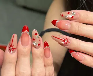 ネイル By moonネイル 🌷ワンホン/韓国風のネイルデザイン