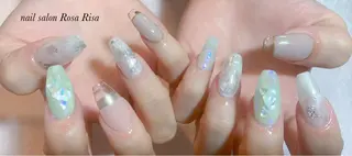 ロング ネイル ネイルスタジオ シェイクユアハンズのネイルデザイン