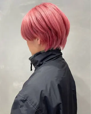 ショート カラー Tatsu/newi 大分 ハイトーンのヘアスタイル