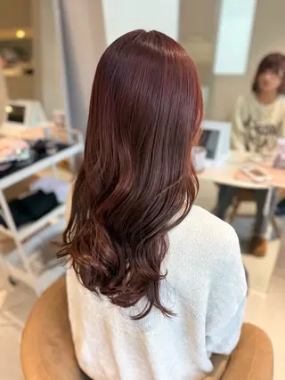 ロング カラー 🎀花屋併設サロン 荘司まゆり🎀‪‪のヘアスタイル