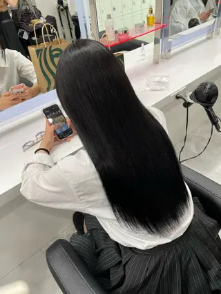 ロング カラー ［銀座］淡色 ラベンダー🫧大村のヘアスタイル