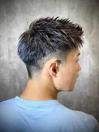 ショート メンズ 浅見 天翔のヘアスタイル