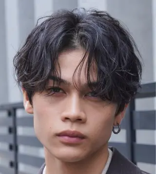 パーマ メンズ 仙台フェザーパーマ/ fifth/遠藤楓雅のヘアスタイル