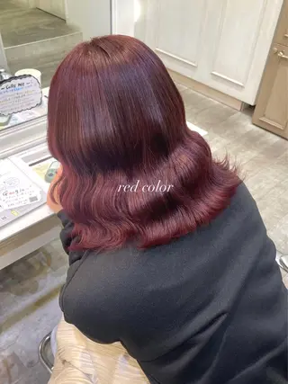 ミディアム カラー ハイトーンカラー/ 長さだし🐇きょうかのヘアスタイル