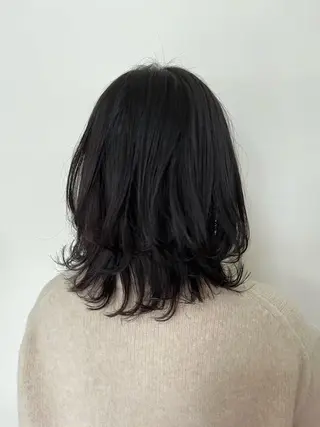 ミディアム 早坂 さくらのヘアスタイル