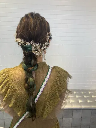 ロング MiRI💜地毛級 エクステ✖似合わせ技のヘアスタイル