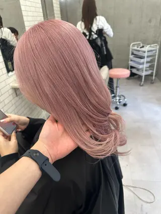 ミディアム 高橋 風羽のヘアスタイル