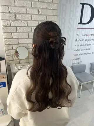 ロング ヘアアレンジ Dityca...tia所属・りん/ 無料ヘアセットのヘアスタイル