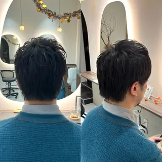 パーマ メンズ 池谷 茉耶のヘアスタイル