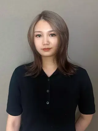 セミロング カラー OPShair所属・sion ✰デザインカラーのヘアスタイル