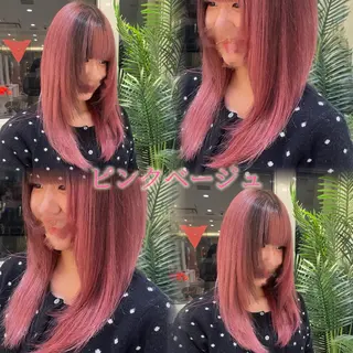 ロング カラー 🫧ダブルカラー/ パーマ/愛莉🫧のヘアスタイル