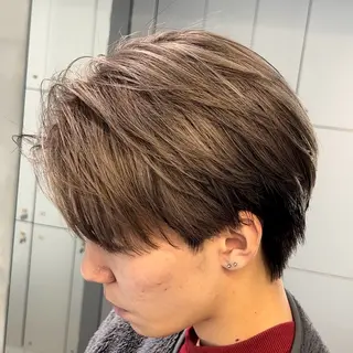 ショート カラー メンズ fifth　石垣 海音のヘアスタイル