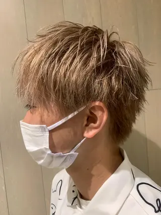 メンズ 糟谷 慈英のヘアスタイル