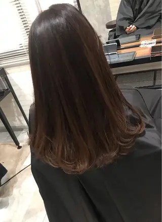 ロング カラー パーマ 福田　洋樹 /  zina博多のヘアスタイル