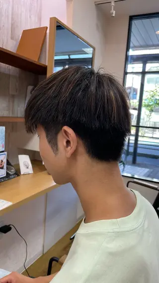 カラー メンズ 村田 淳のヘアスタイル