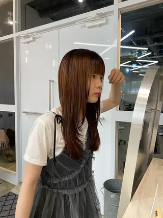 ロング clear of hair　 池下店所属・川角 しなのヘアスタイル