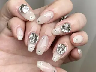 ネイル ki🍒🍒 ki ツルツルネイルのネイルデザイン