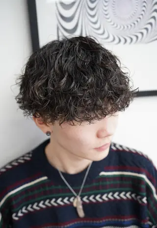 パーマ メンズ メンズパーマ／長岡 坂口祥貴のヘアスタイル