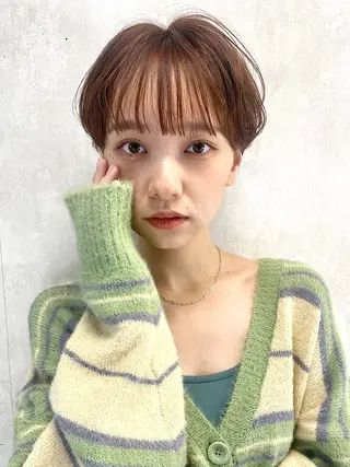 ショート カラー サロウィン千葉所属・ショート/ボブ/ 高森大司のヘアスタイル