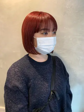 ショート カラー メンズ 落合希 Olivebeigeのヘアスタイル