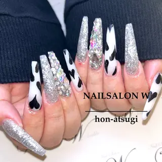 ロング ネイルサロン ダブルのネイルデザイン