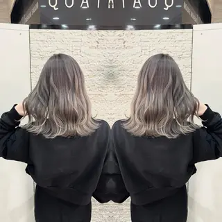 ミディアム Y Uのヘアスタイル