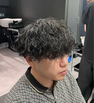 パーマ メンズ 🐺ウルフ /メンズ専門/そらのヘアスタイル