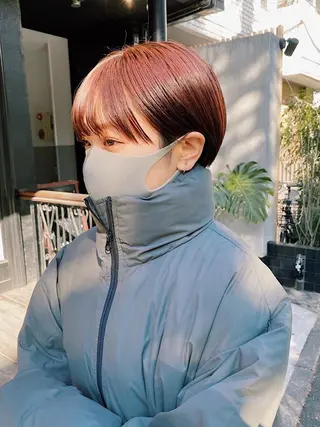 ショート カラー IVORY.所属・🟩白髪ぼかし/ボブ /ショートヘア/大司のヘアスタイル