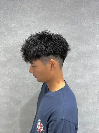 ショート パーマ 🔥メンズパーマ🔥 菅原楓のヘアスタイル