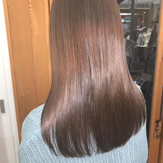ロング 艶髪color💎髪 質改善ストレート大吉のヘアスタイル