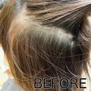 ミディアム カラー 長津 健一郎のヘアスタイル