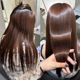 ロング カラー 女性限定マンツーマン 渋谷Roiめぐみのヘアスタイル