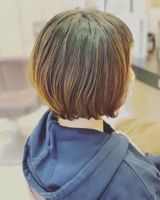 ショート カラー パーマ トータルビューティー K:R鶴川のヘアスタイル