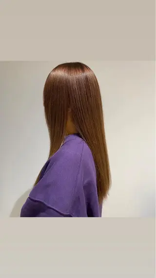 ロング カラー 神奈川大学最寄り白楽 三本松巧のヘアスタイル