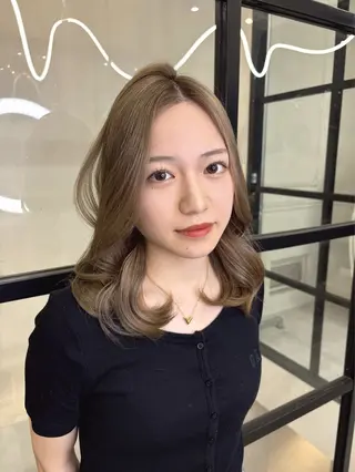 ミディアム カラー Maison Halu YUKIのヘアスタイル