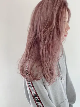 ロング カラー 新井 広之のヘアスタイル