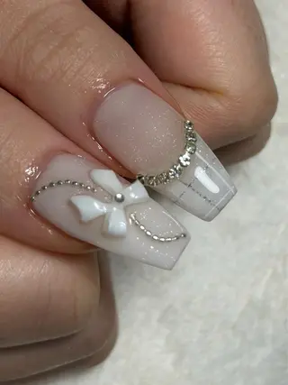 ネイル dimples yuki🎀 ꒷꒦♡のネイルデザイン