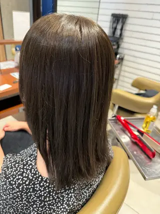 カラー 艶カラー 梨菜💜のヘアスタイル