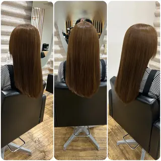 ロング カラー 『艶髪』で印象が激変 ！髪質改善専門KONのヘアスタイル