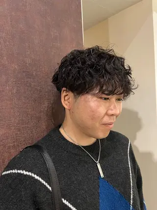 パーマ メンズ fifth神宮前 HIN★T★のヘアスタイル