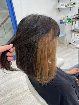 ミディアム 新籾 尚哉のヘアスタイル