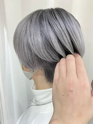 ショート カラー lani 天神大名/ブリーチのヘアスタイル